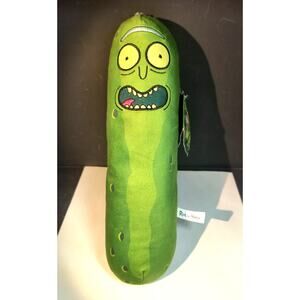 1119.  Rick and Morty Pickle Rick Plush Toy 13 inches tall